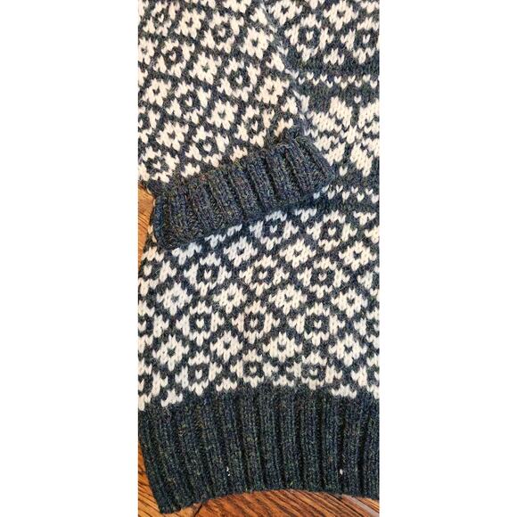 Vintage Edward Bryan Fair Isle Wool Knit Pullover Sweater Men Sz L Multi Grandpa - Picture 4 of 6